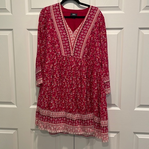 Anthropologie Dresses & Skirts - Anthropologie Pink Elephant Pattern Dress